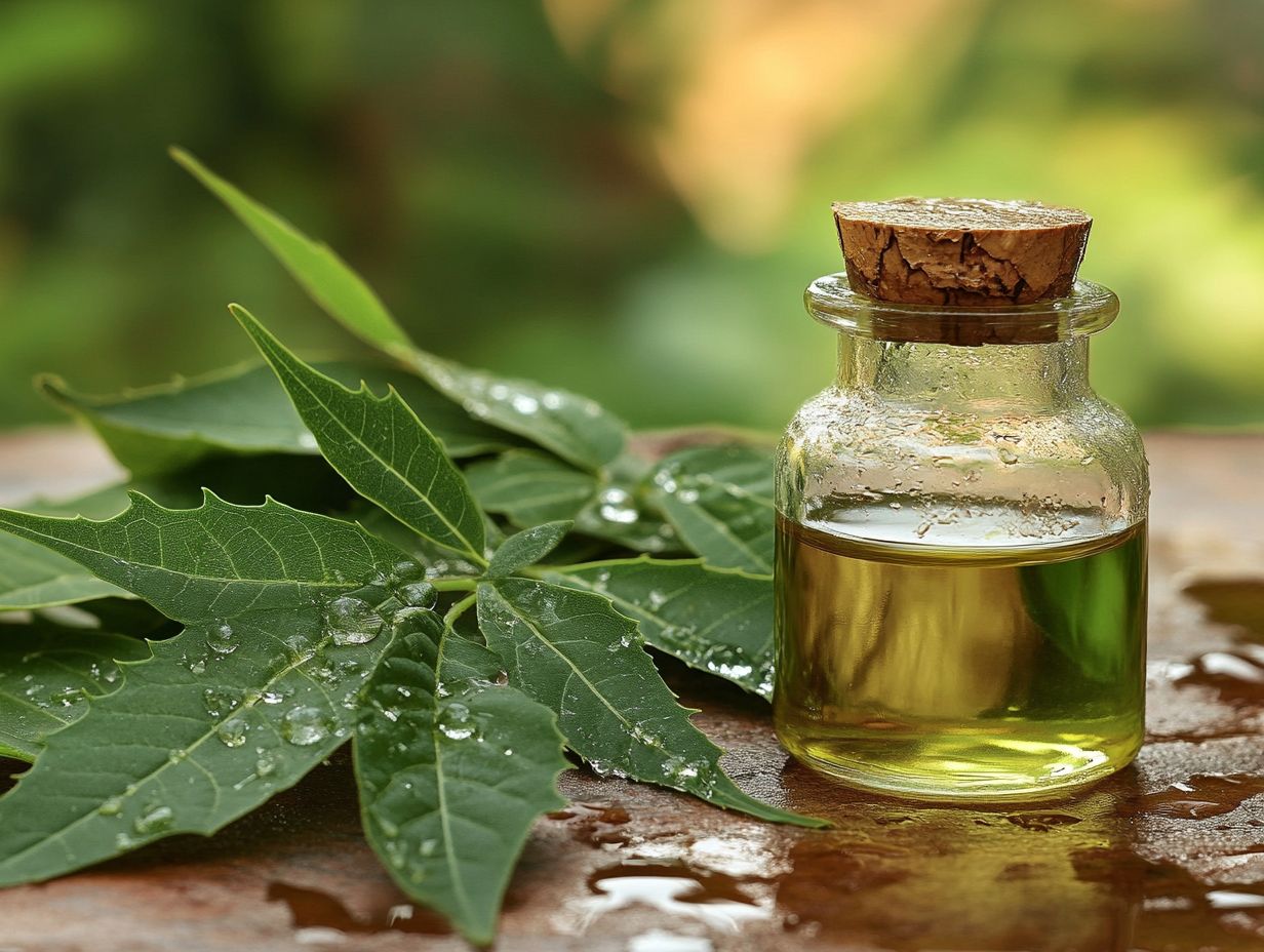 Using neem oil for pest management