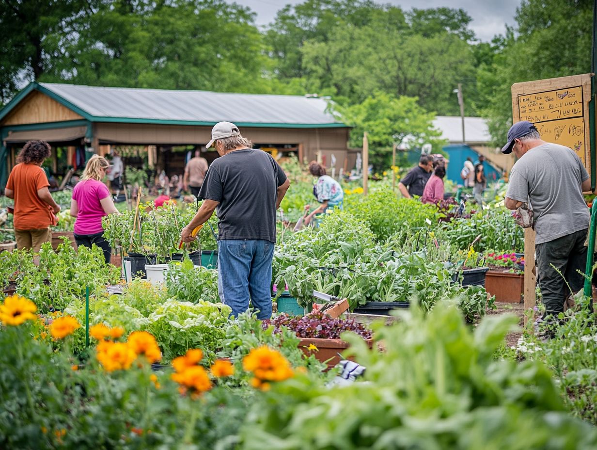 Community gardening resources and benefits