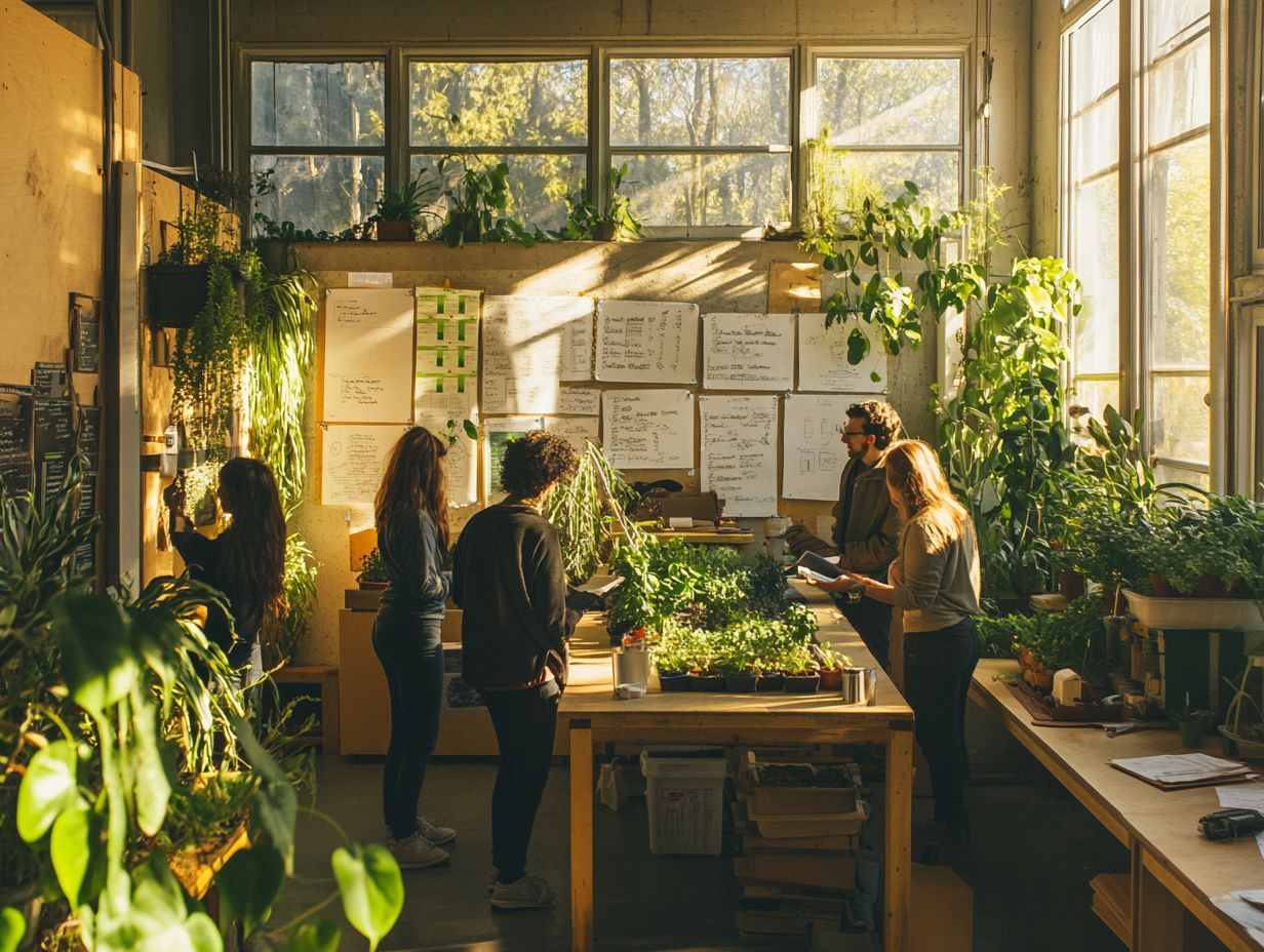 A community workshop on collaborative learning in permaculture