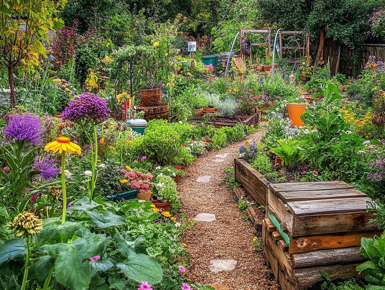 A visual representation of energy efficiency and renewable resources in permaculture.