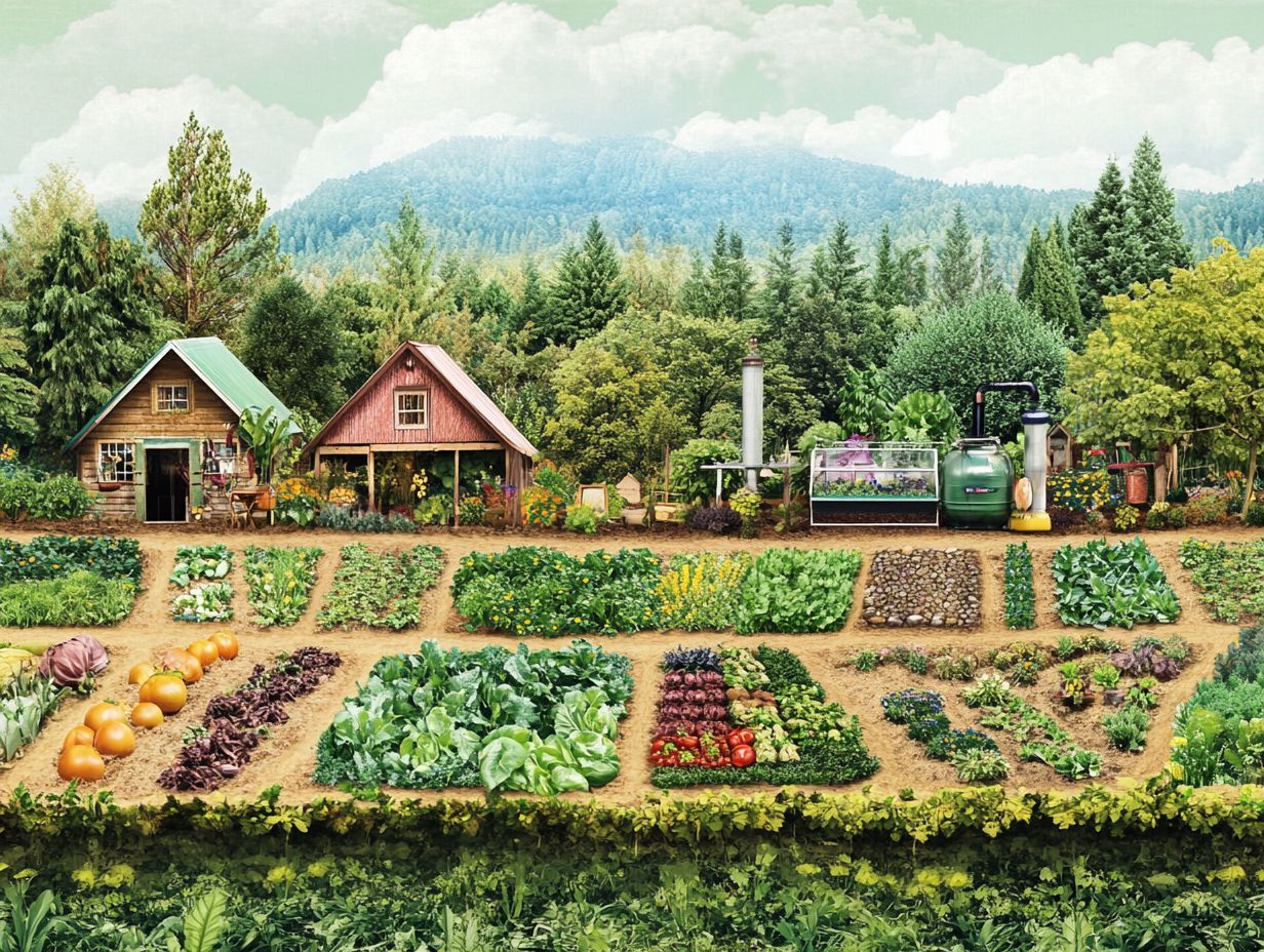 Image showing different types of permaculture systems