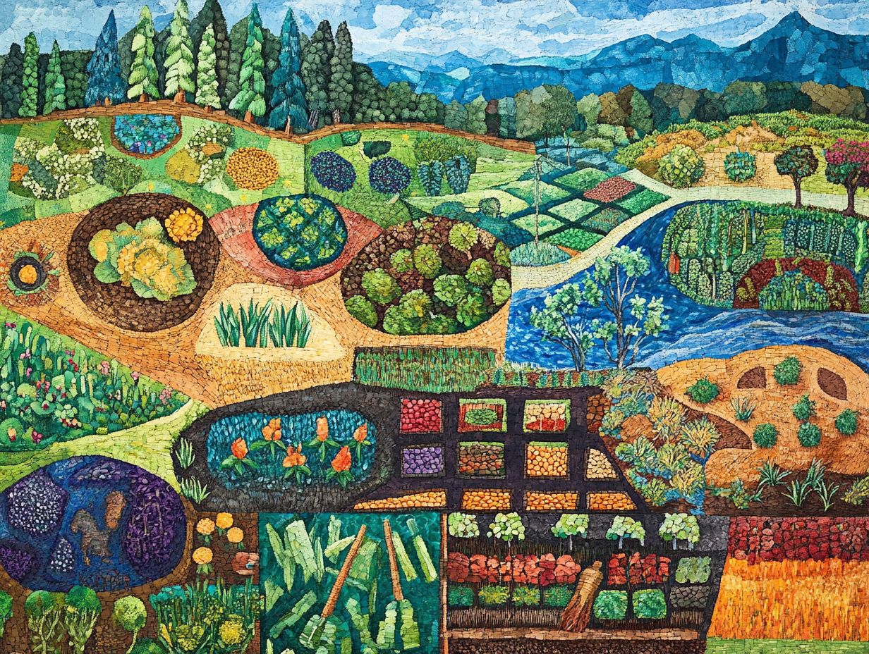 Illustration of Modern Permaculture Practices