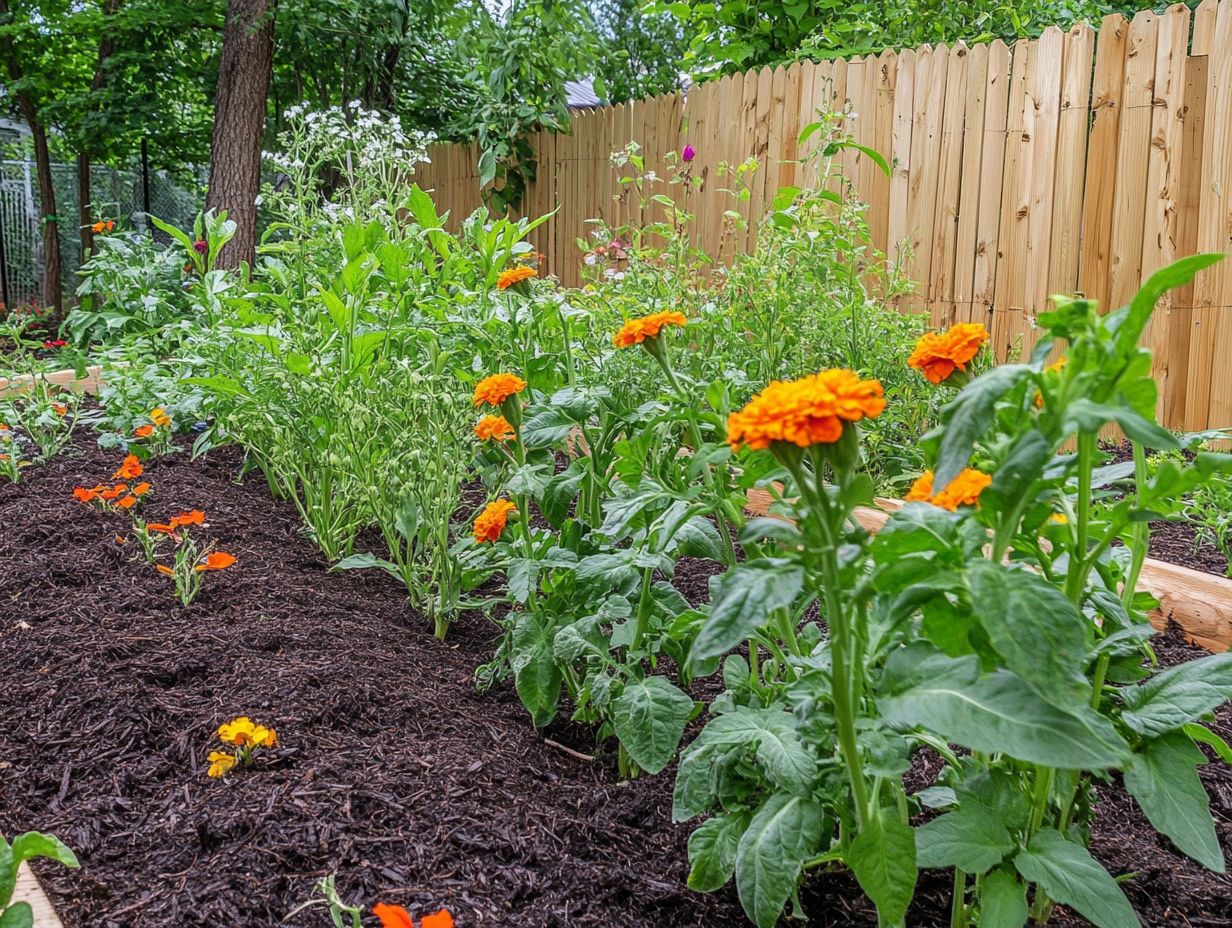 Vibrant examples of companion planting techniques for a flourishing garden.