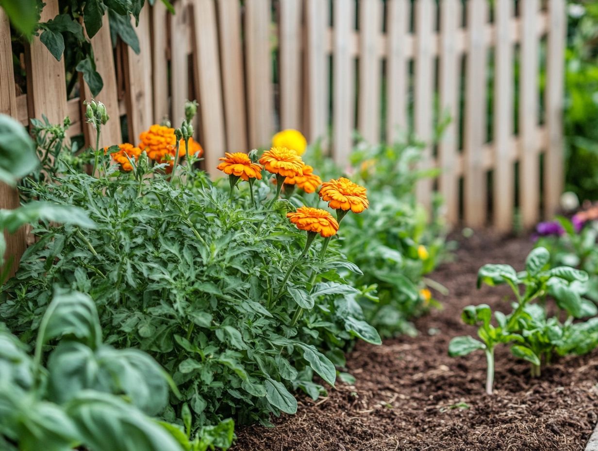 Vibrant examples of companion planting techniques for a flourishing garden.